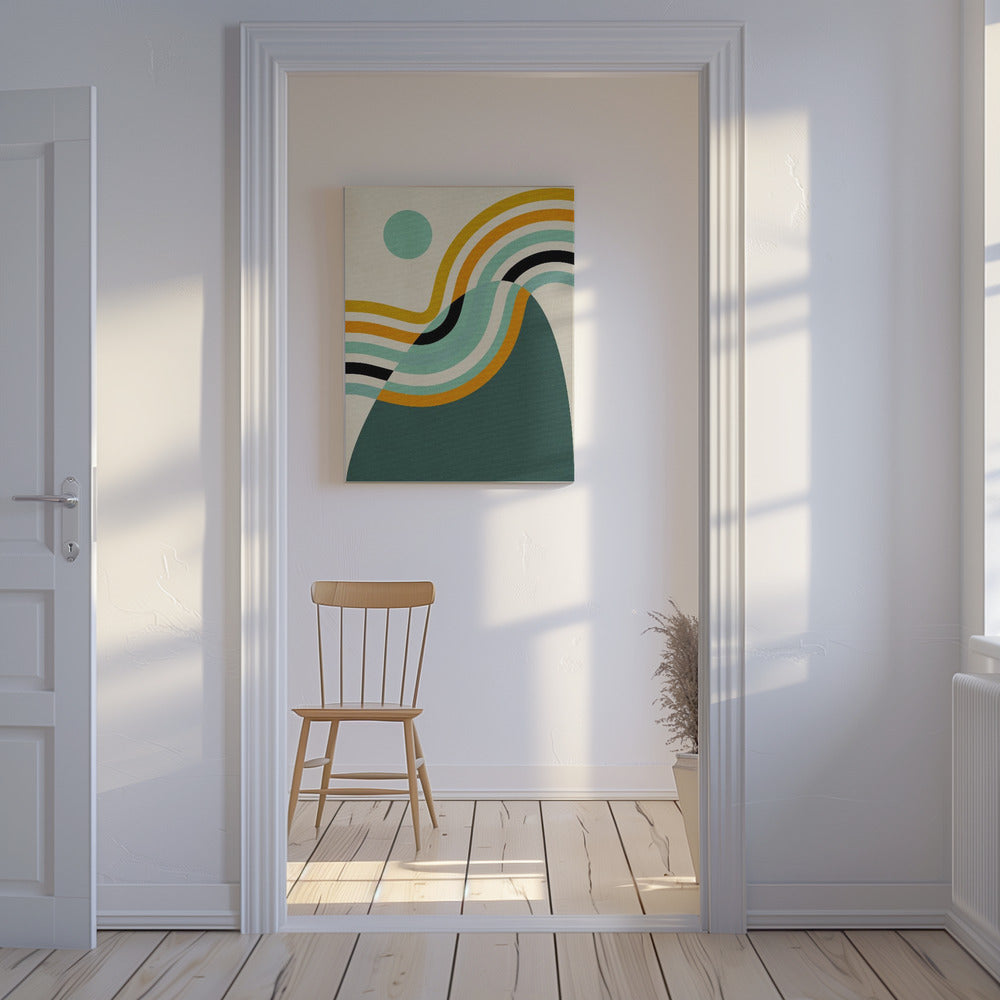 Regenbogen Plus Formen2 | Leinwand