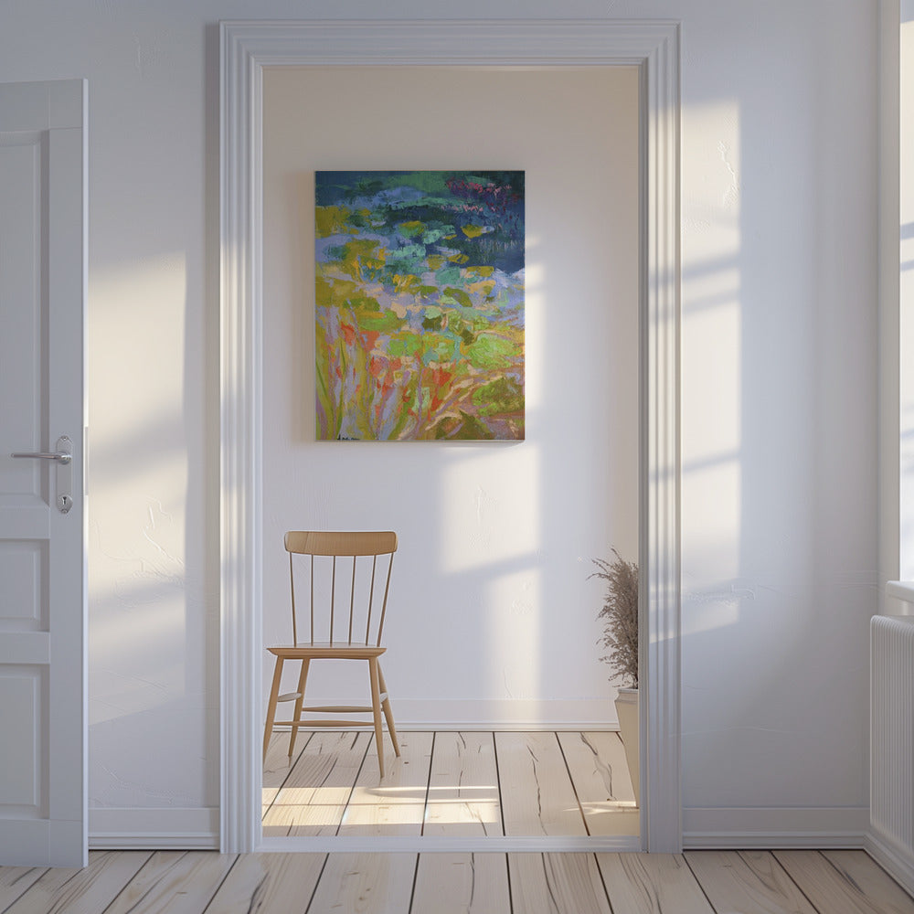 Lebendige Seerosen | Leinwand