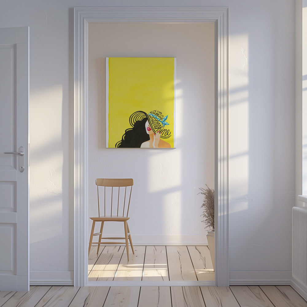 Spaziergang im Sonnenschein | Leinwand