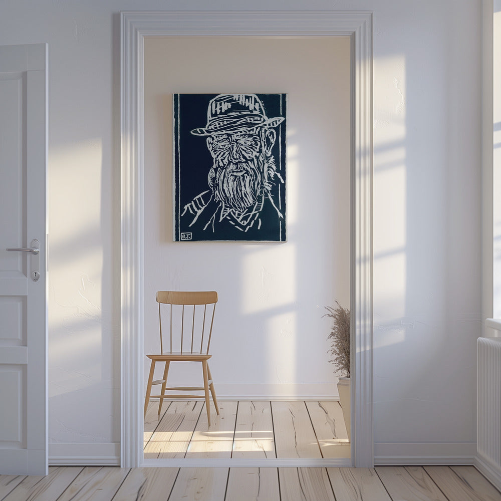 Ein Opa | Leinwand