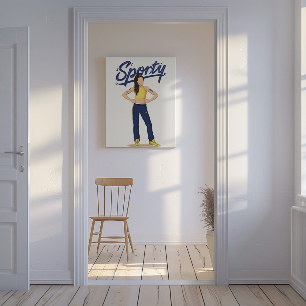 Sportliches Gewürz | Leinwand