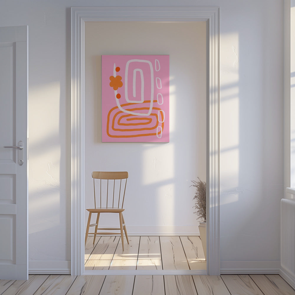 Spiral Bloomscape | Canvas