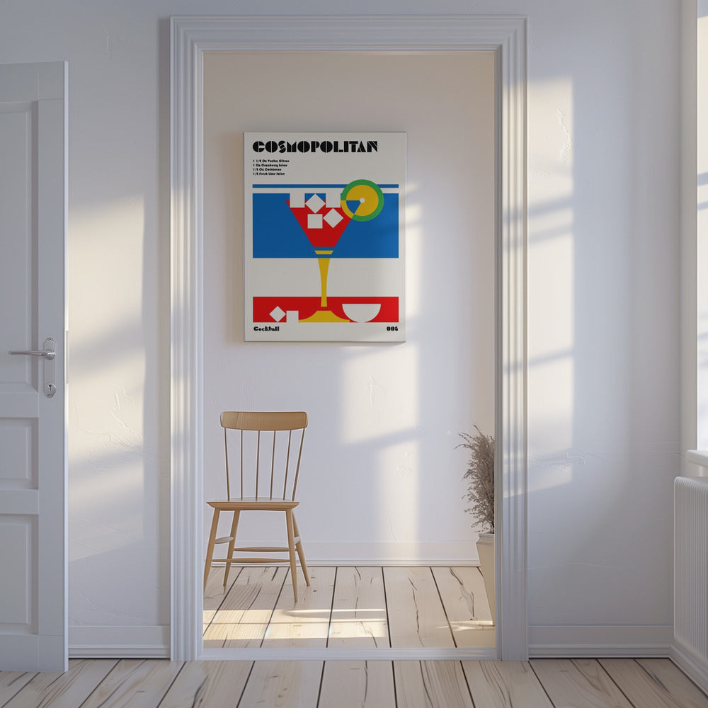 Cosmopolitan Bauhaus Cocktail | Leinwand