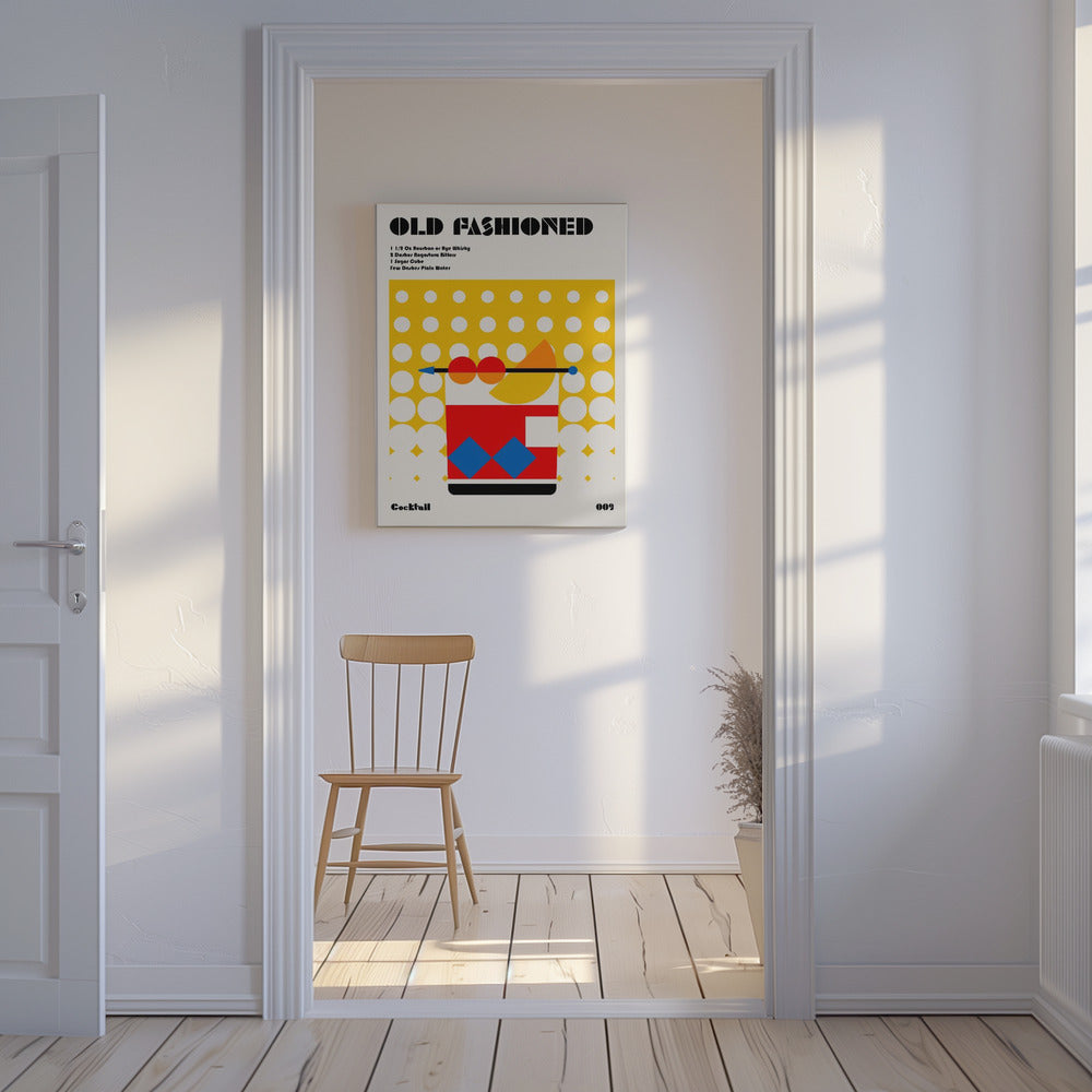 Altmodischer Bauhaus-Cocktail | Leinwand