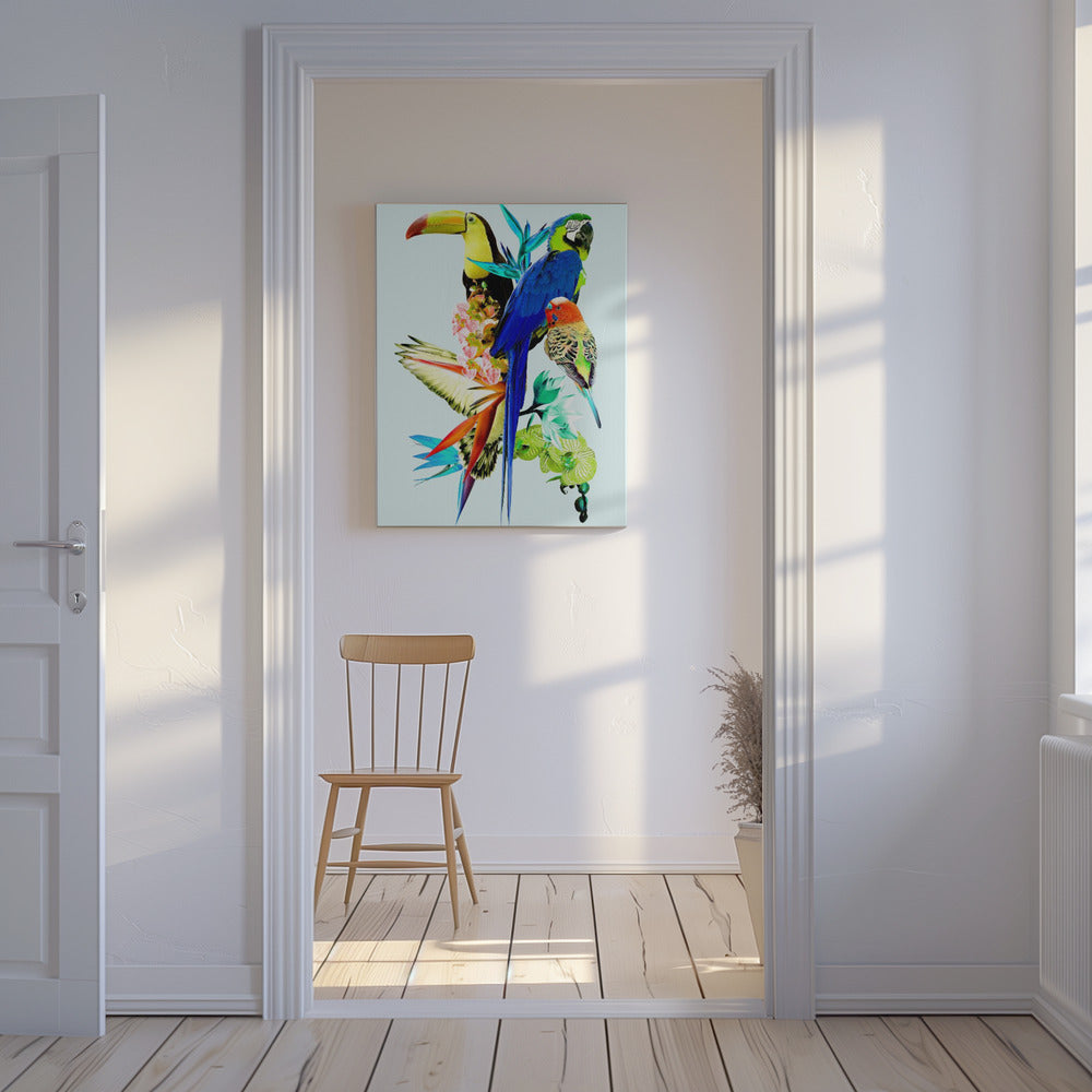 Paradiesvögel II | Leinwand