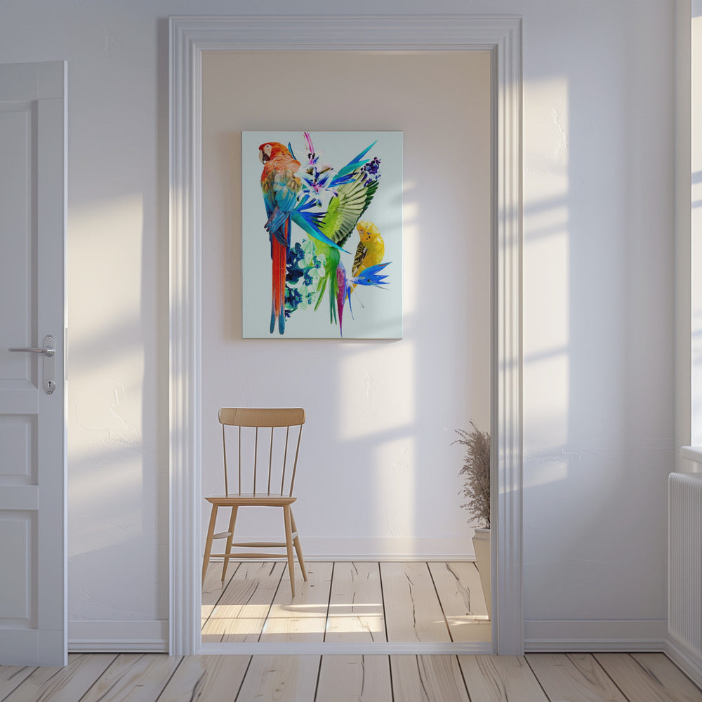Paradiesvögel I | Leinwand