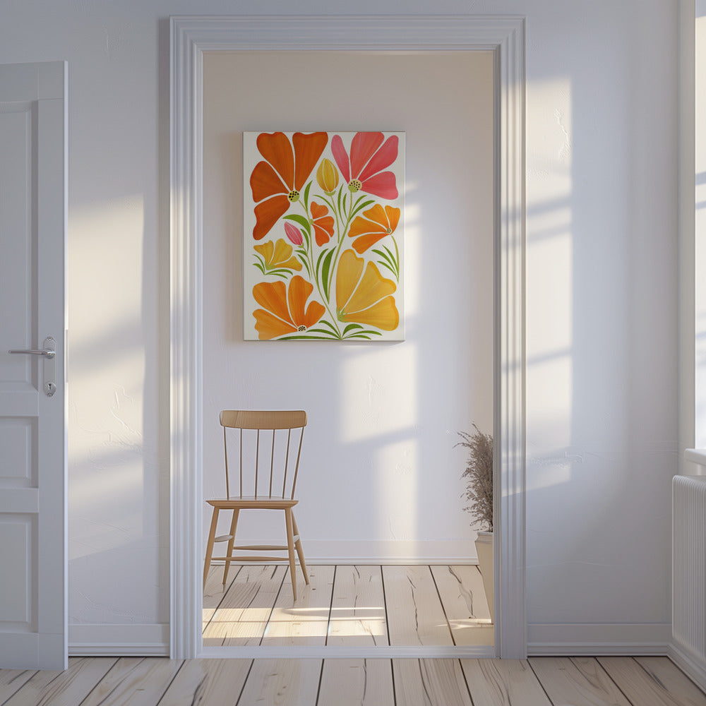 Frühlingswildblumen | Leinwand