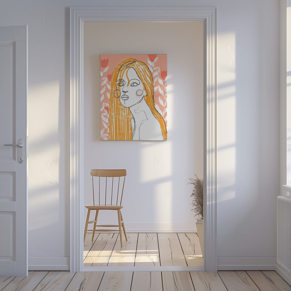 Floral Gaze | Canvas