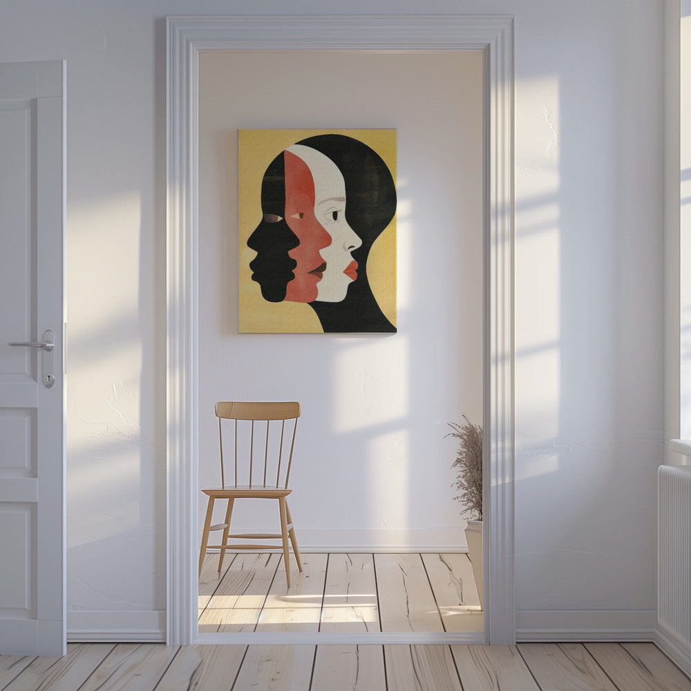 Afrikanische Kunst Smooth 4 | Leinwand