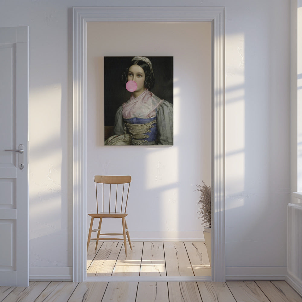 Kaugummi-Portrait | Leinwand