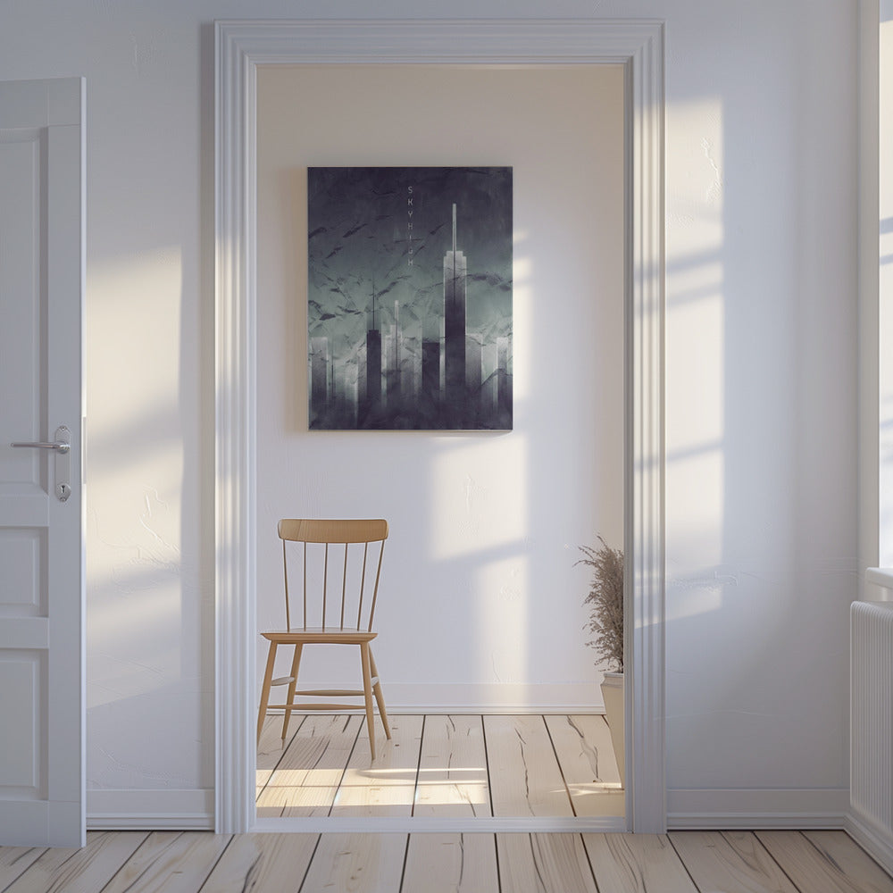 Grafik SKYHIGH Vintage Look | Leinwand