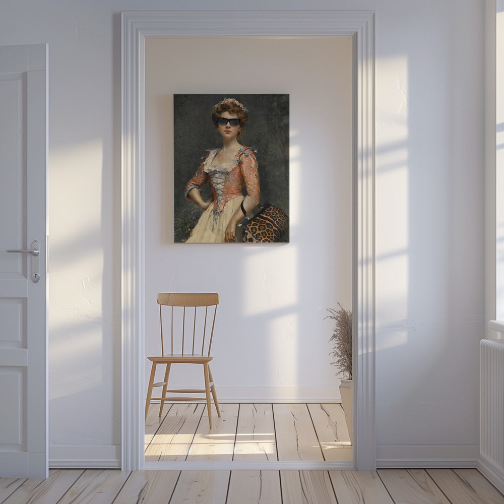 Vintage Chic Girl | Canvas