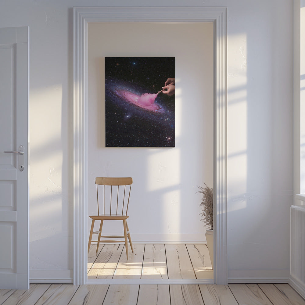 Kosmische Zuckerwatte | Leinwand