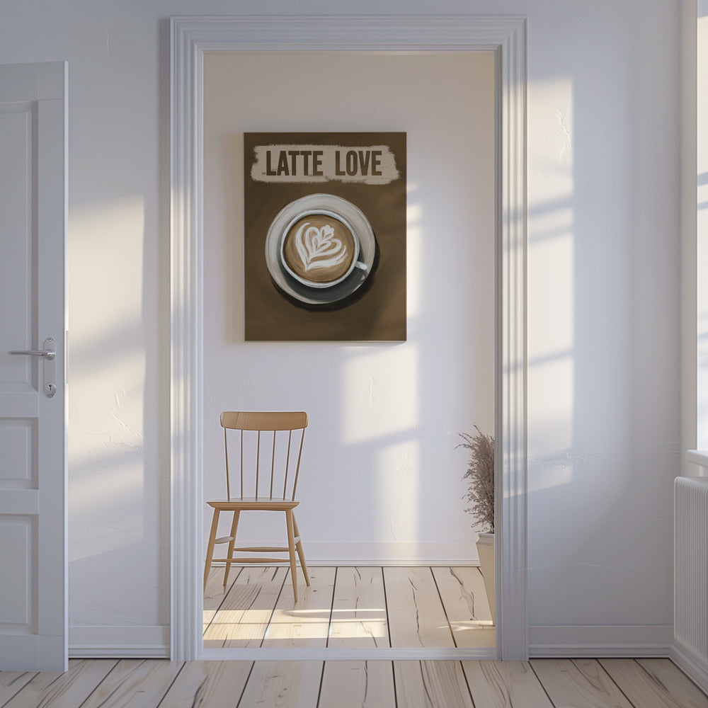 Latte Love | Leinwand