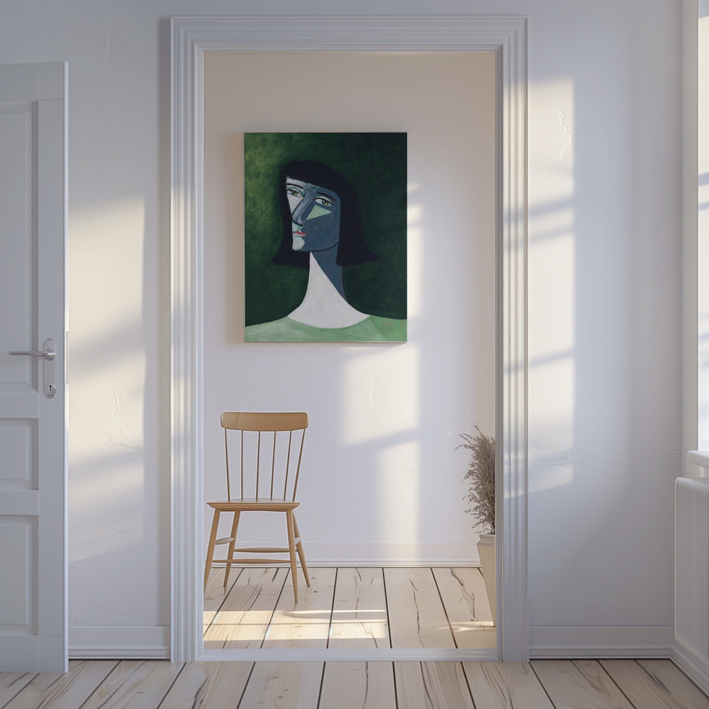 Frau im Licht | Leinwand