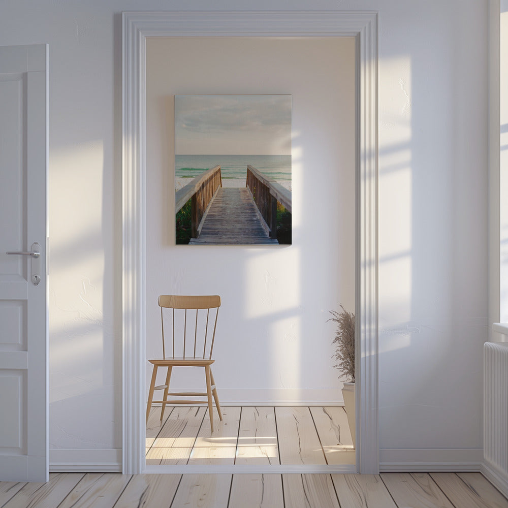 Pastell Ozean Sonnenuntergang VIII | Leinwand