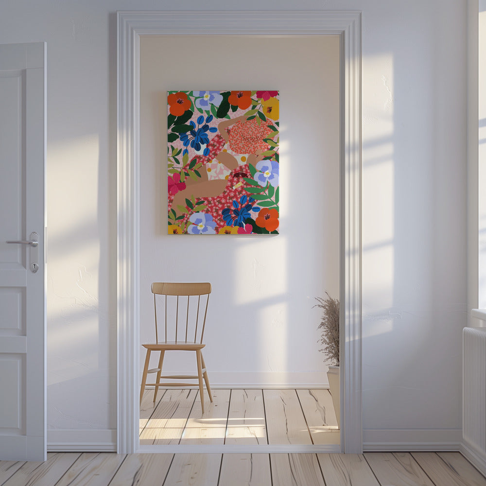 Schlafen unter der Sonne | Leinwand