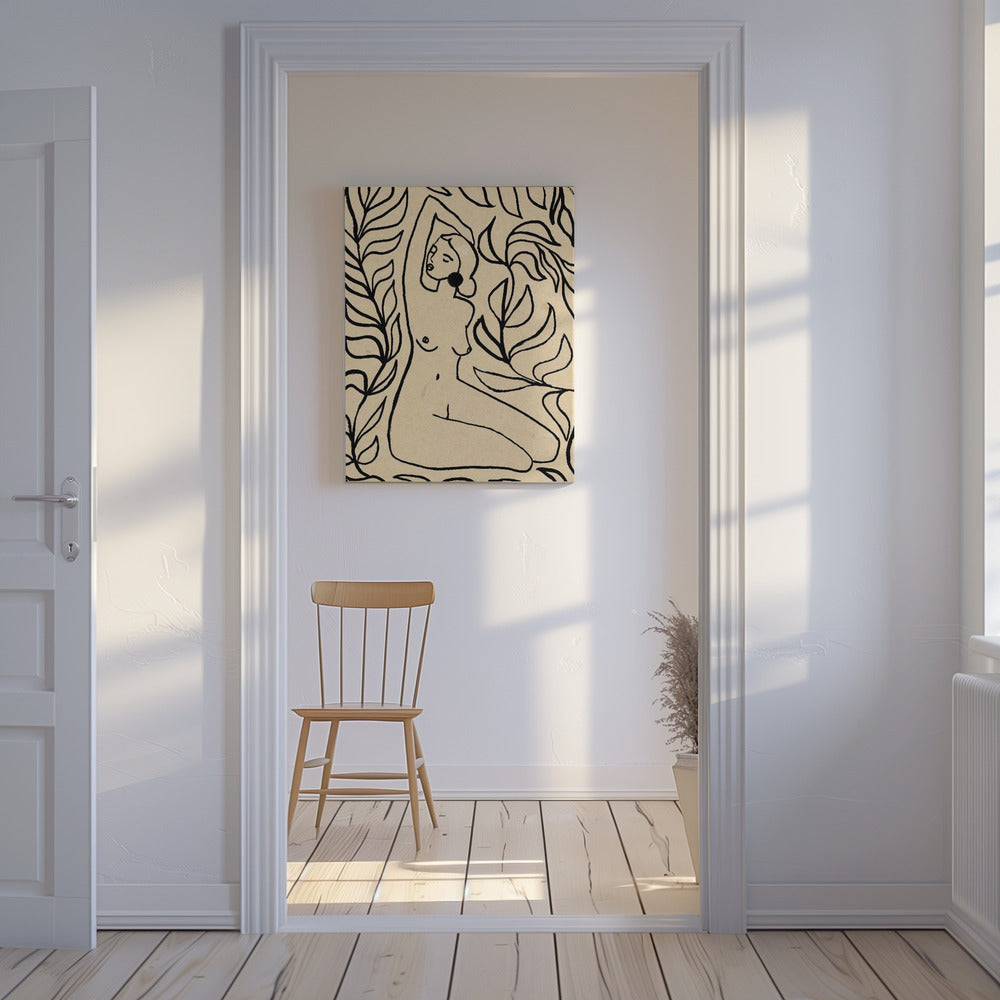Mädchen in der Natur | Leinwand