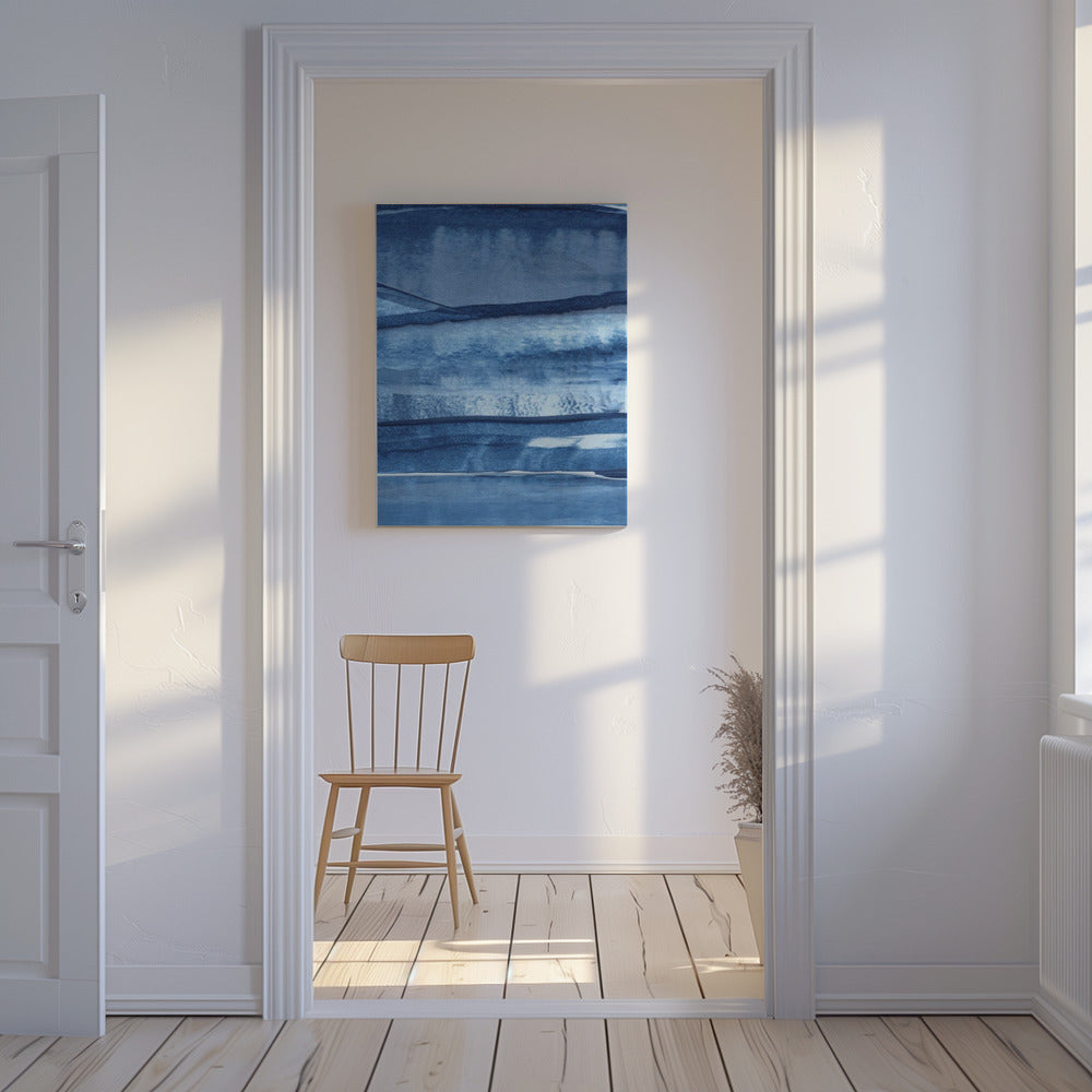 Blaue Serenade | Leinwand