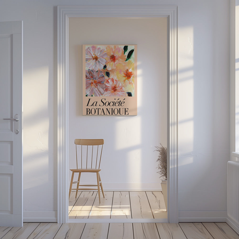 La Société Botanique Pfirsichblüten | Leinwand