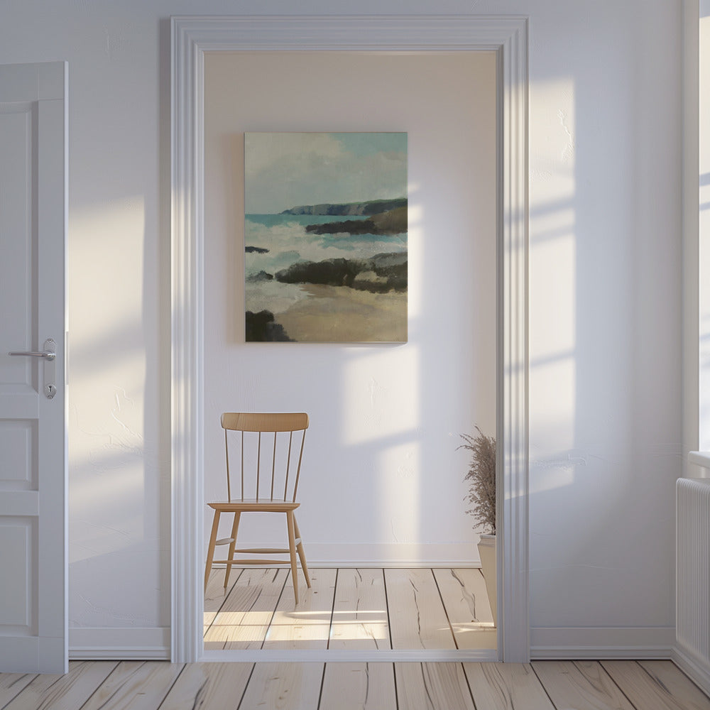 Felsiger Strand | Leinwand
