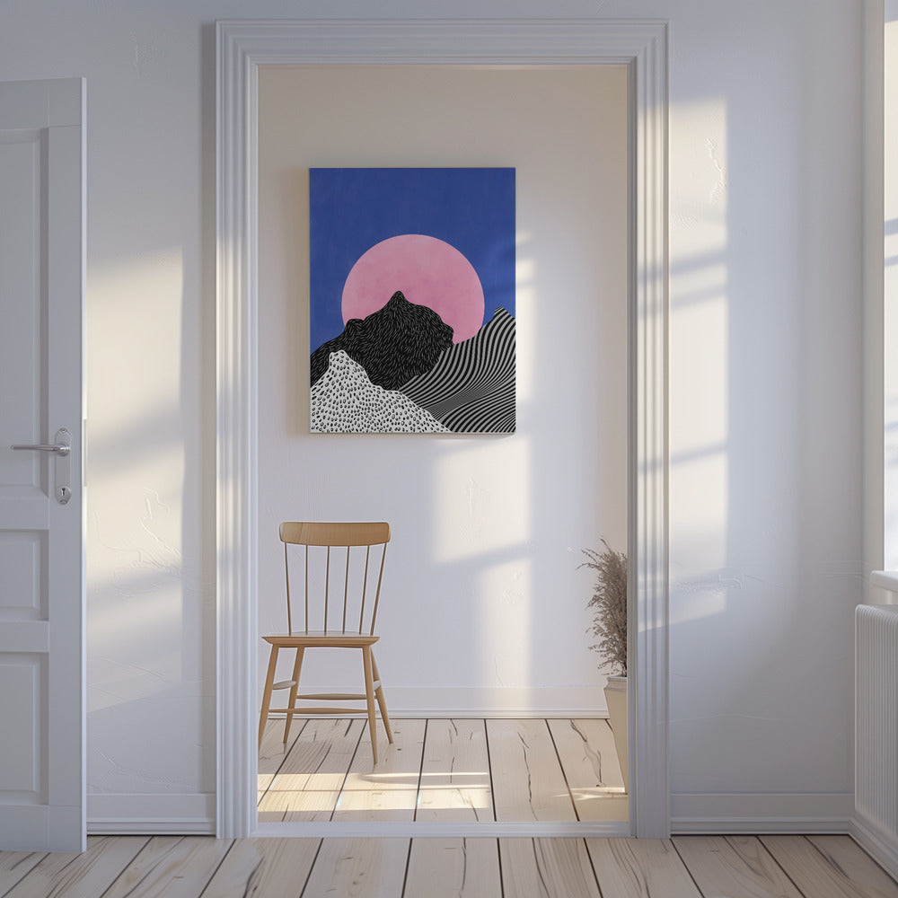 Surreal Peaks View | Canvas