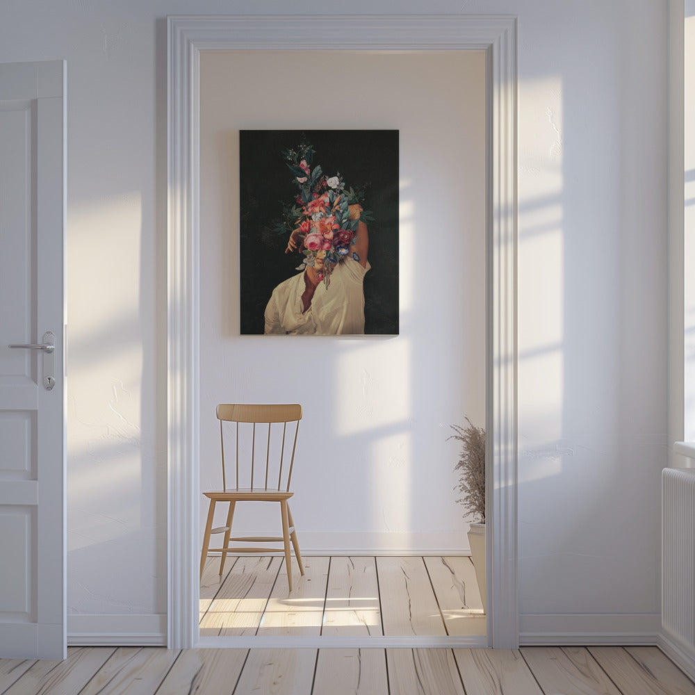 Jedes Mal, wenn ich an dich dachte, blühten Rosen | Leinwand