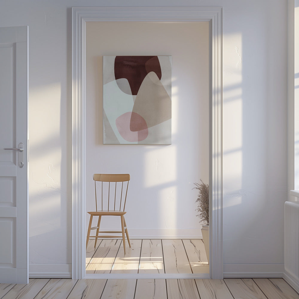 Mareike Böhmer Grafik 150c Rot | Leinwand