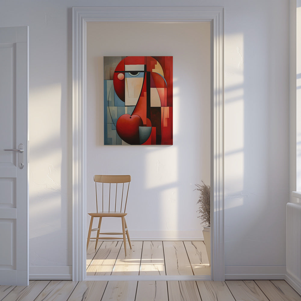 Das abstrakte Gesicht | Leinwand