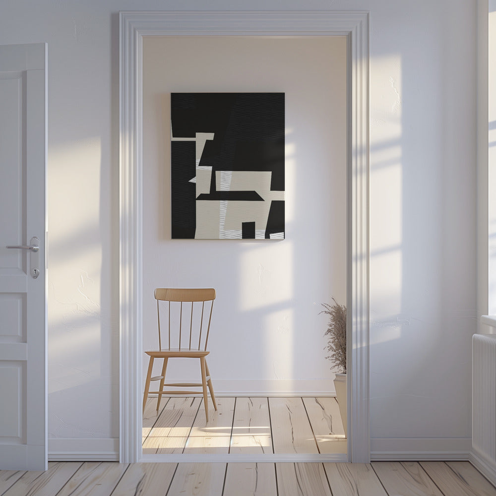 Minimalistisches Gewebe 3 | Leinwand