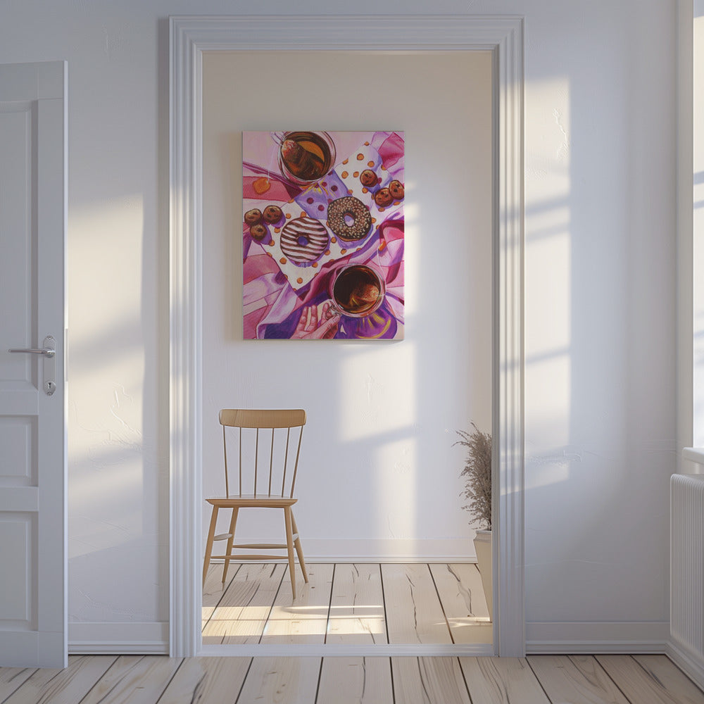 Eine Tasse Wärme | Leinwand