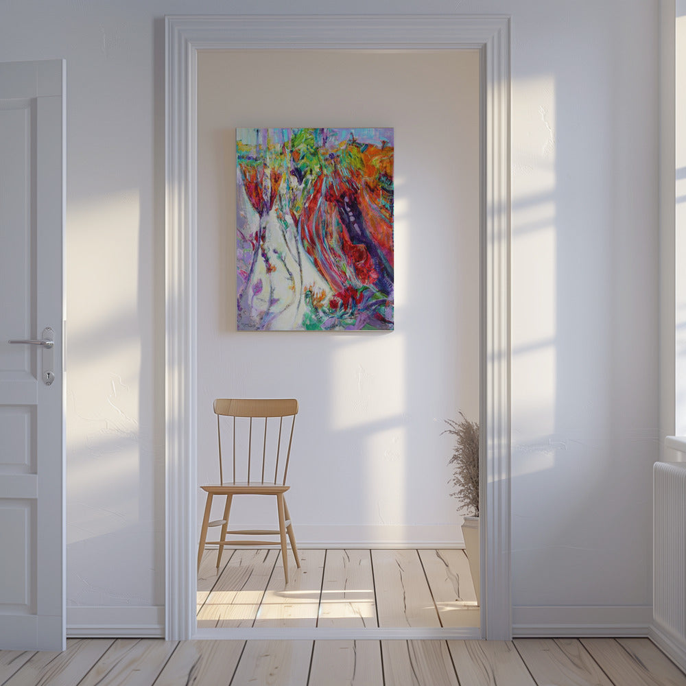 Lebendiger Wandteppich | Leinwand