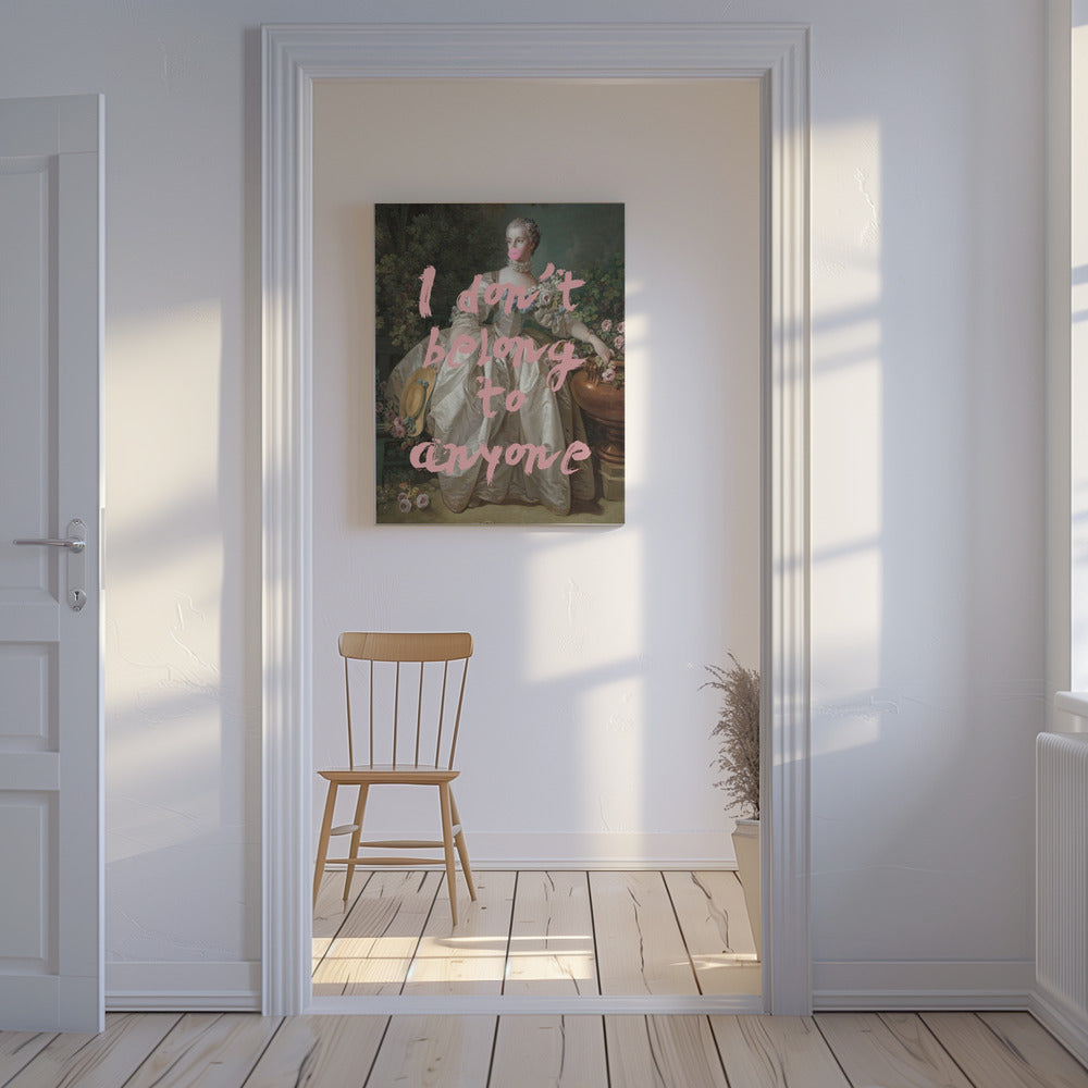 Gehöre niemandem2 Ratioiso | Leinwand