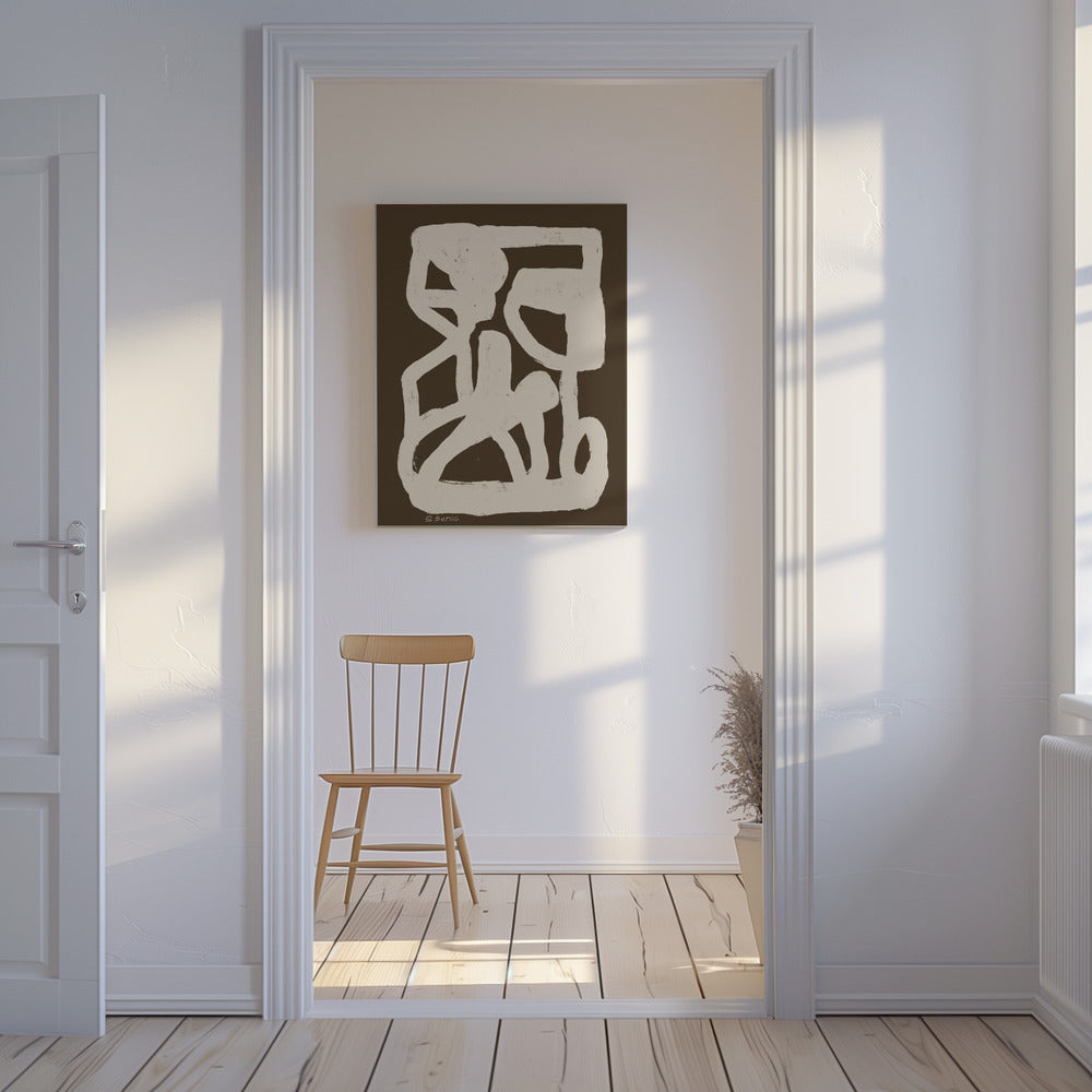 Brown abstract | Canvas