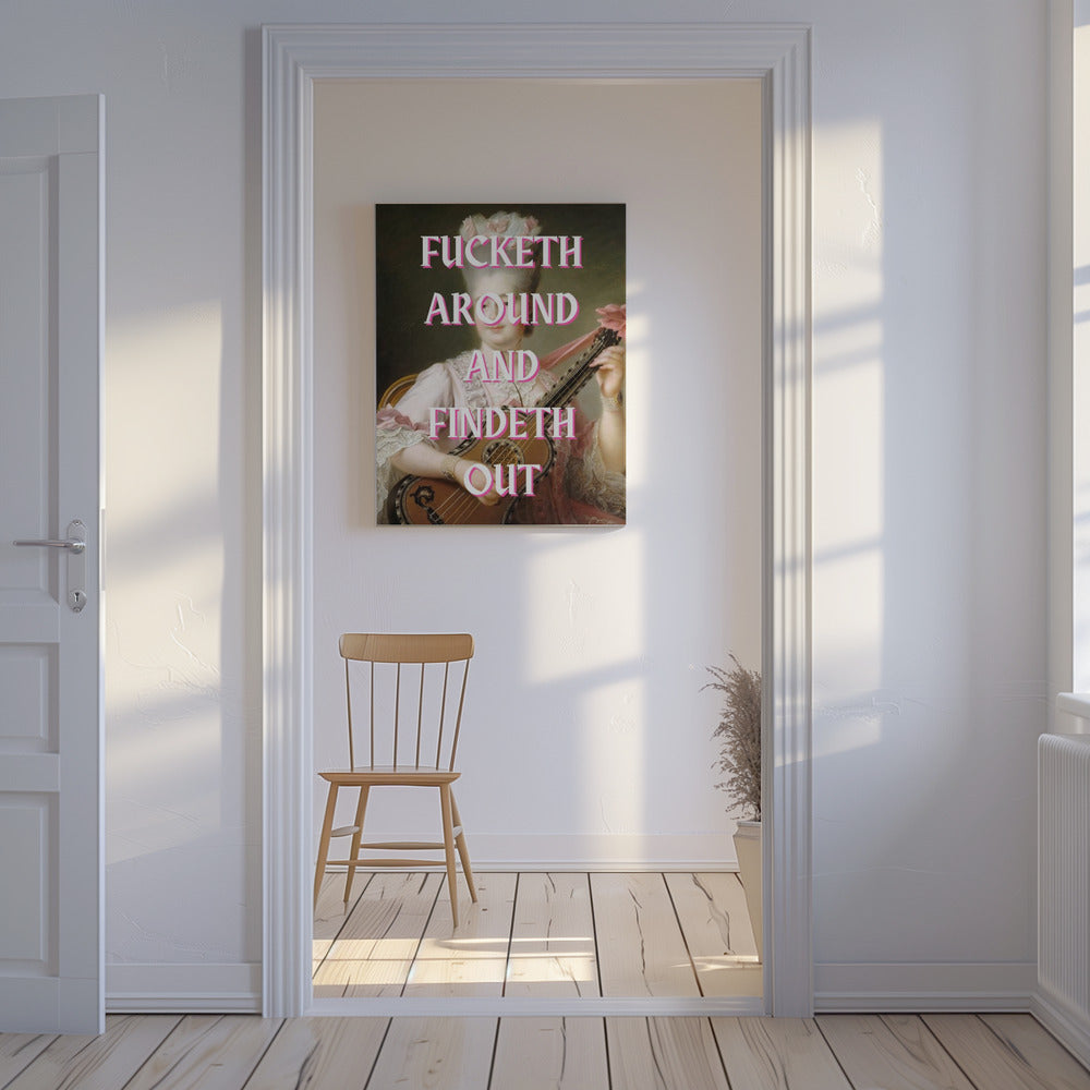 Mittelalterliche Frechheit | Leinwand