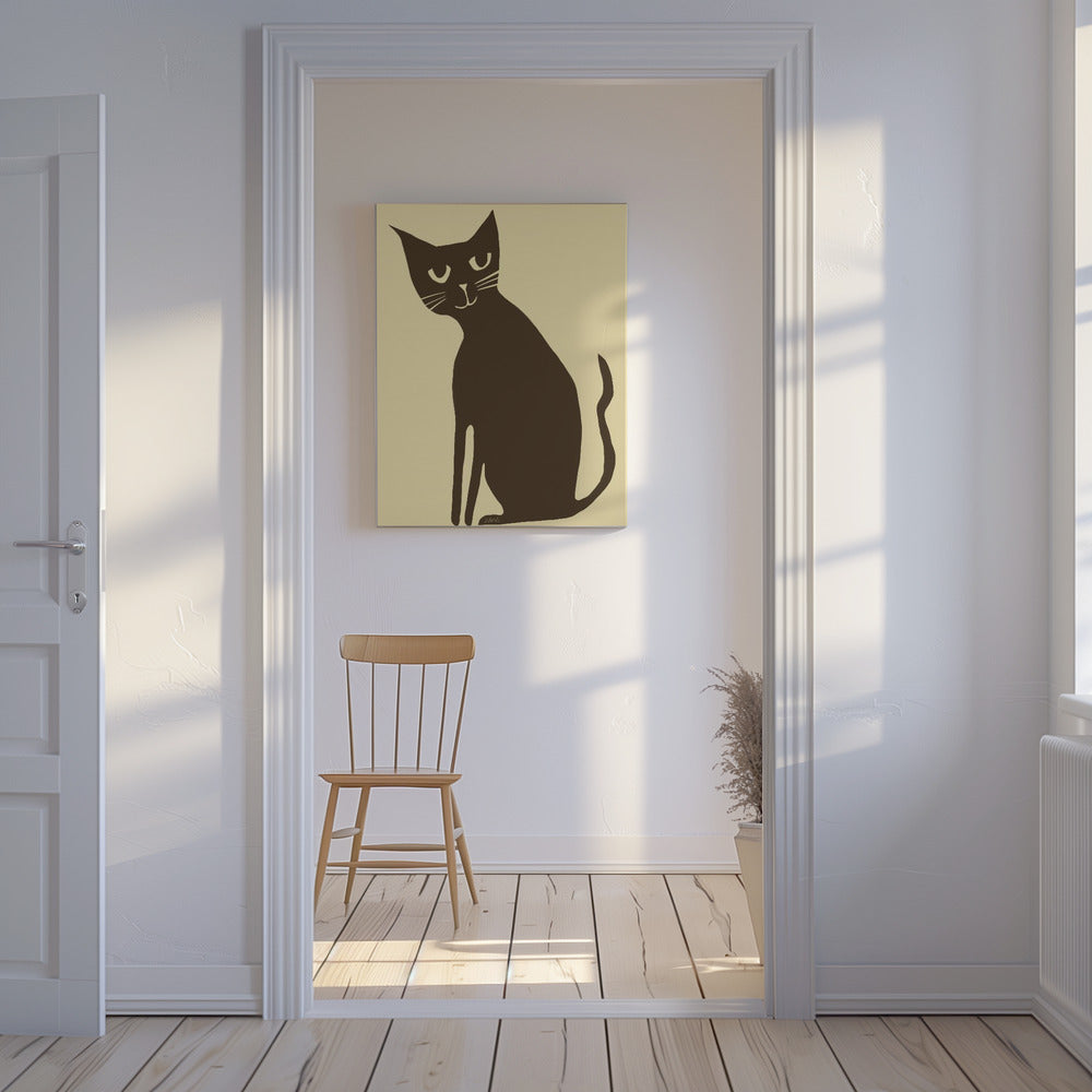 Braune Katze | Leinwand