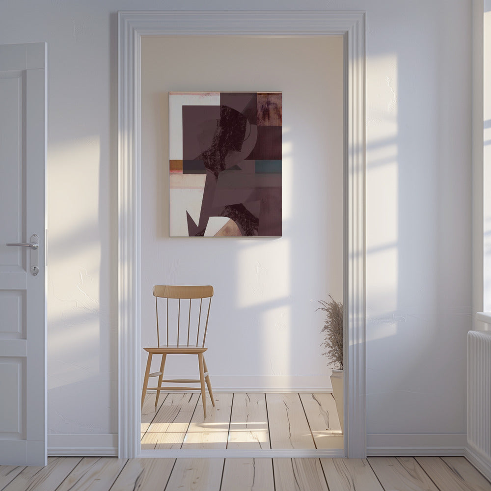 Minimale organische Formen 1 | Leinwand