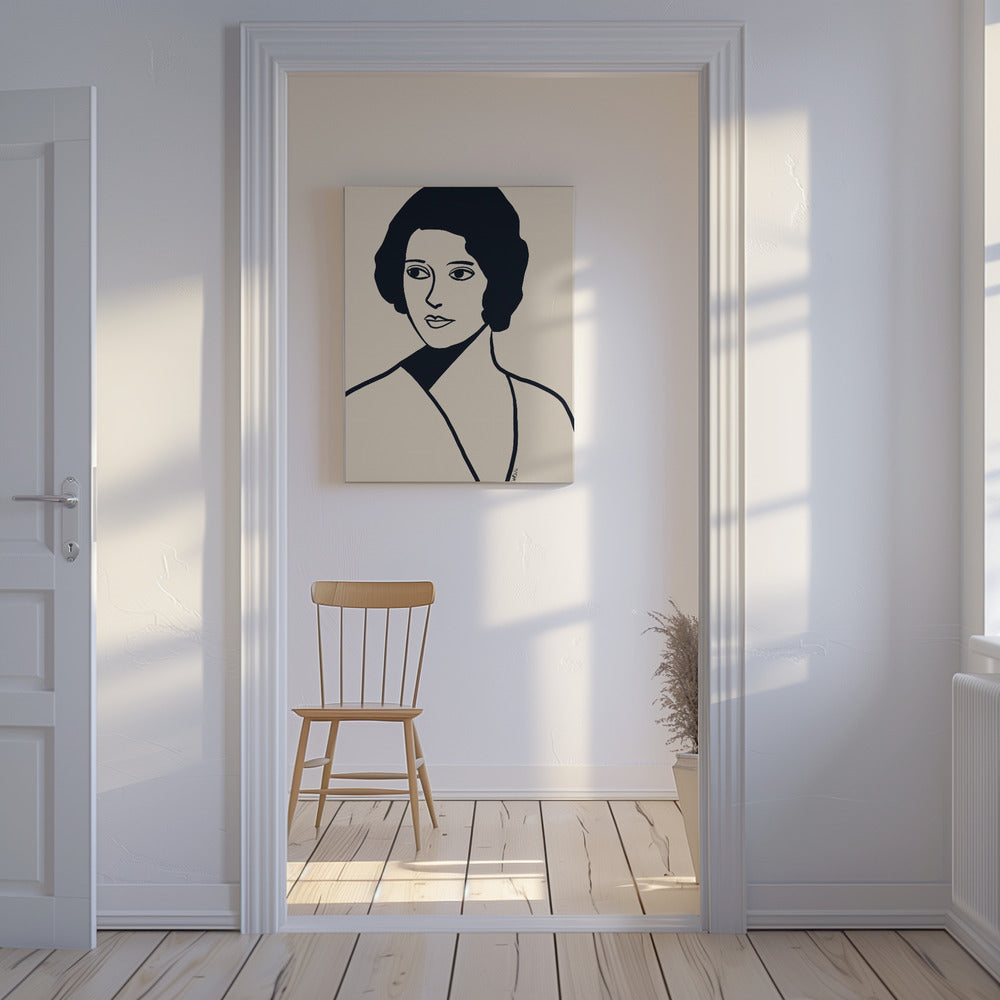 Vintage woman | Canvas