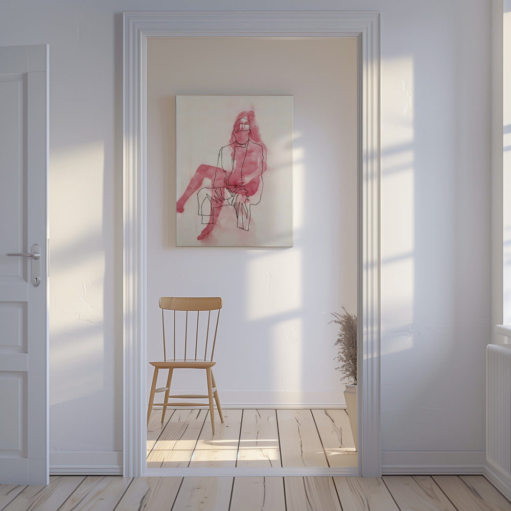 Two Seated Figures | Canvas