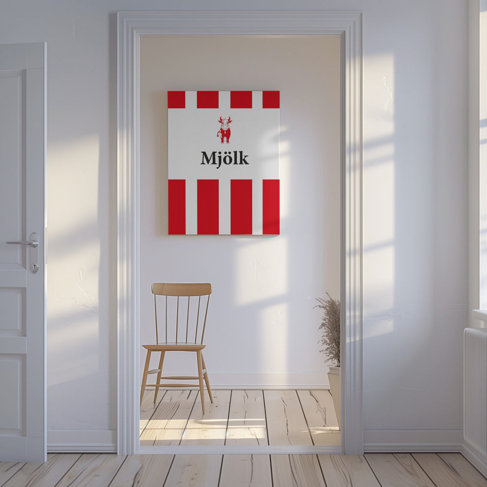 Mjölk Röd | Leinwand