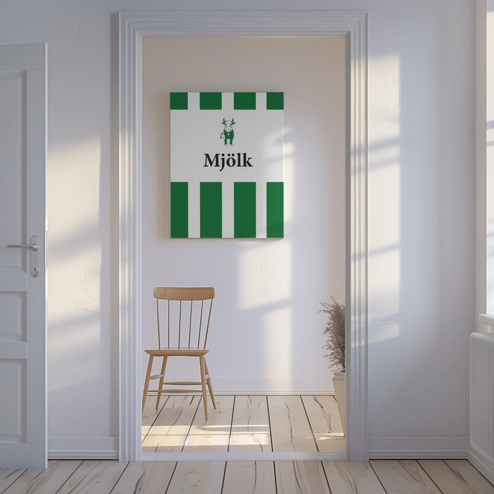 Mjölk Röd | Leinwand