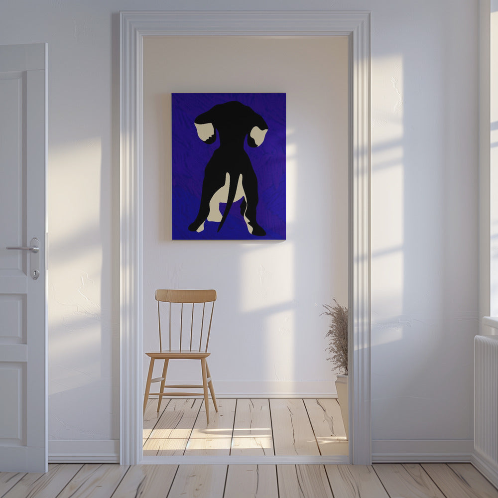 Blauer Hintergrund | Leinwand