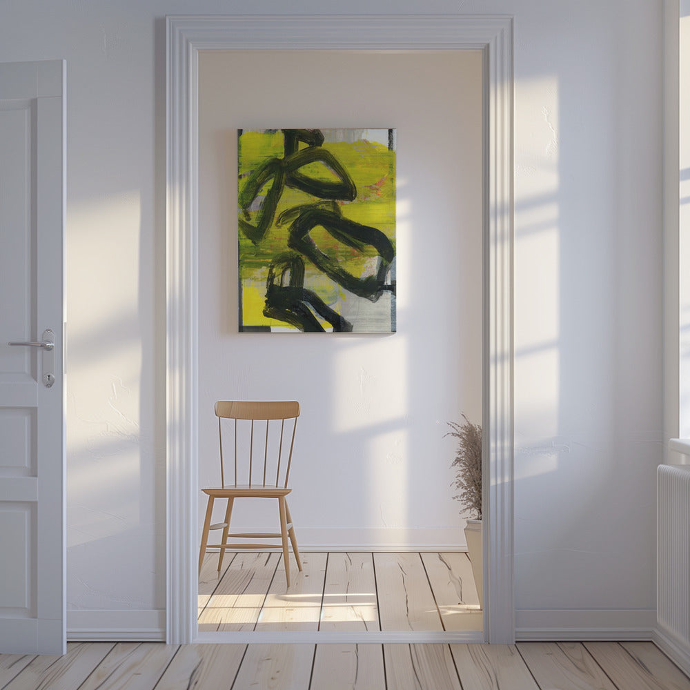 Yellow Abstract No3 | Canvas