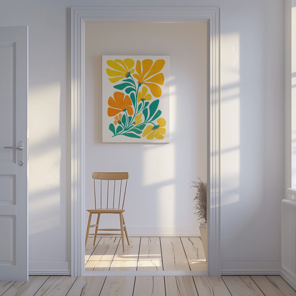Königliche Sonnenblumen | Leinwand