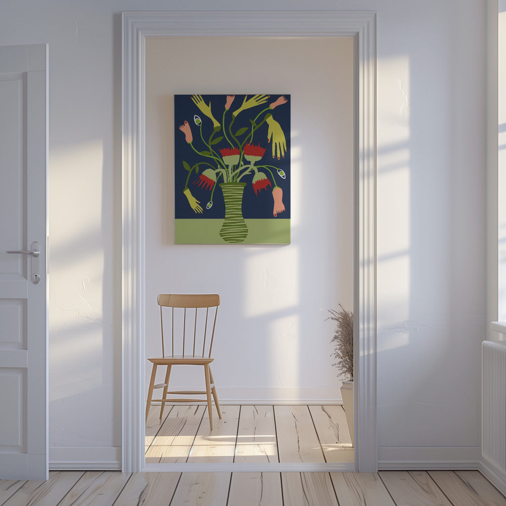 Die seltsame Vase | Leinwand