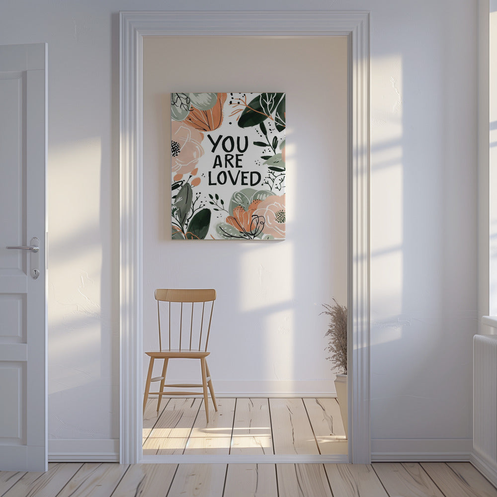 Florale Affirmation | Leinwand