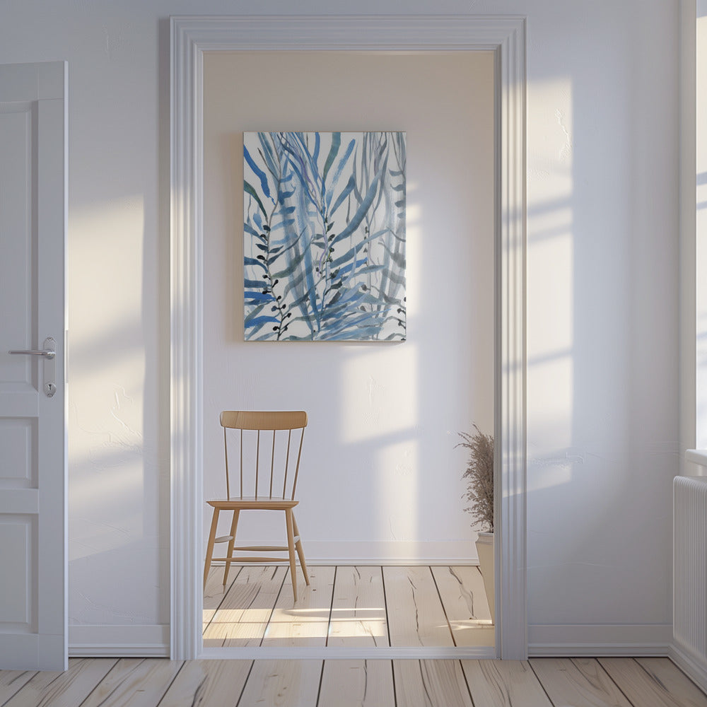 Blaue Algen Nr. 2 | Leinwand