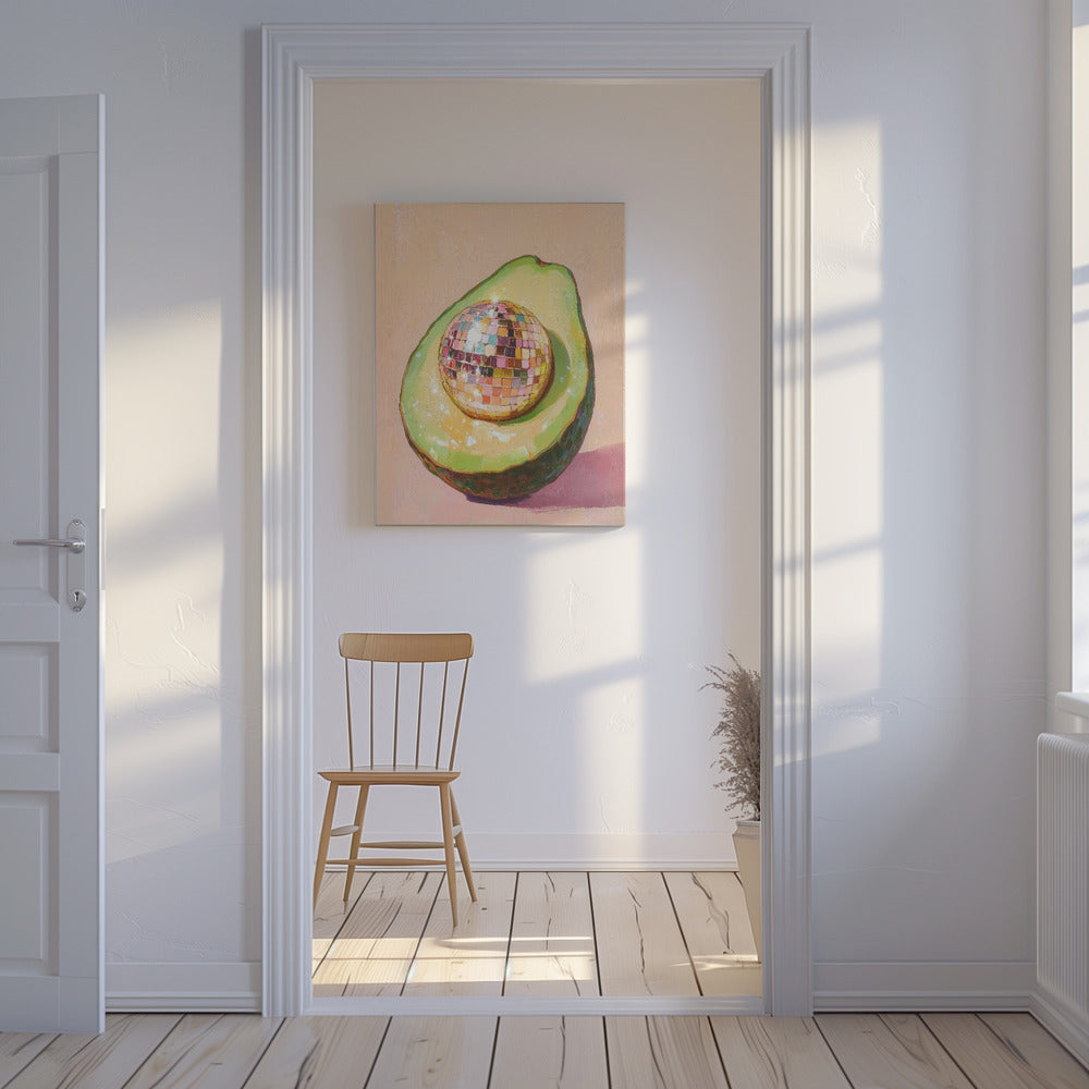 Disco-Avocado-Genuss | Leinwand