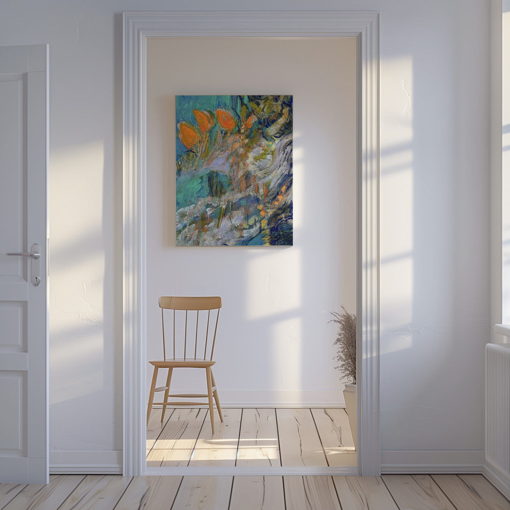 Lebendiger Blumentraum | Leinwand
