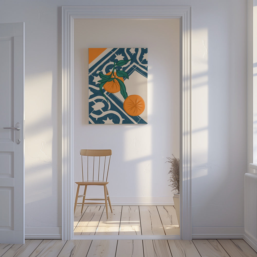 SOMMERMANDARINEN | Leinwand